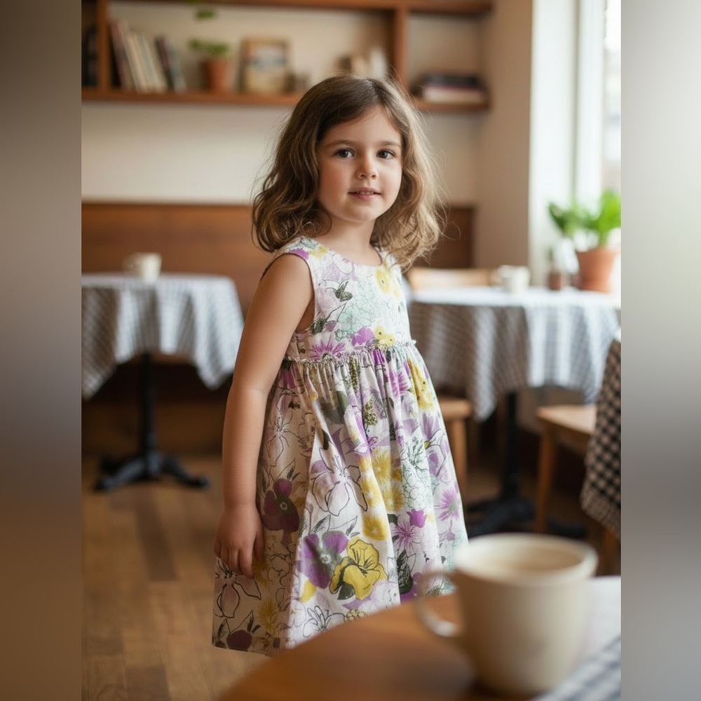 Crewcuts girls Easter Sunday cotton Dress 4